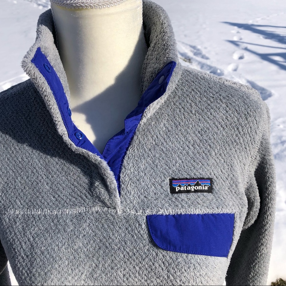 🚫SOLD🚫 patagonia retool snap t gray fleece pullover size small NWOT - Picture 6 of 9